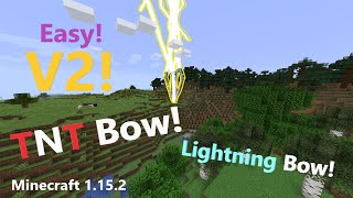 Minecraft  TNT and Lightning Bow V2 Minecraft Java Edition 1152 [upl. by Dodd398]