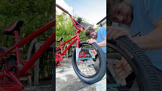 Extreme BMX Repair Using The WRONG TOOLS ⁉️🤦‍♂️ bike youtube asmr [upl. by Erine]