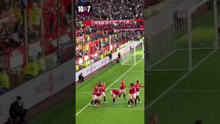 Hojlund Goal vs Brentford 🥵🔥 manchesterunited premierleague football [upl. by Lertram]