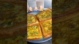 Masala bread toast 😍😋 breadtoastrecipe eggrecipe breakfastideasshortsvideo viralvideo foodie [upl. by Arivle]