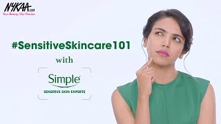 Sensitive Skin 101 With Simple Skincare  Nykaa [upl. by Anihc170]