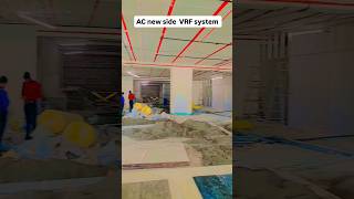 HVAC VRF system new side actechnician airconditioninginstallation hardwork trending [upl. by Susanne]