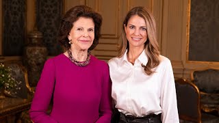 Holiday Greetings from HM Queen Silvia HRH Princess Madeleine and Childhood [upl. by Doownyl]