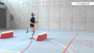 Leichtathletik  Tests 41 Hindernislaufen  Niveau 4 U12U14 [upl. by Raffin]