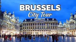 BRUSSELS City Tour  Belgium [upl. by Irahcaz]