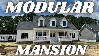 BRAND NEW modular home just SETUP and its GLORIOUS Prefab House Tour [upl. by Akitan852]