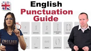 English Punctuation Guide  English Writing Lesson [upl. by Rodmann]