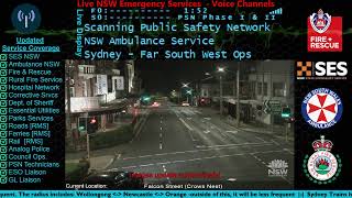 27092024 Sydney  Including NSW  Emergency Services Communications [upl. by Dnar]