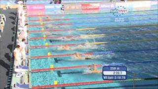 400m freestyle European Swimming Championships 2010 Yannick Agnel vs Paul Biedermann [upl. by Zackariah977]