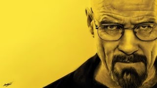 Walter White in Breaking Bad Digital photorealistic timelapse [upl. by Henebry]