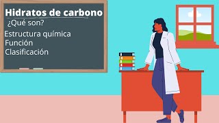 HIDRATOS DE CARBONOS función estructura y clasificación FACIL✔👍👍 [upl. by Alika152]