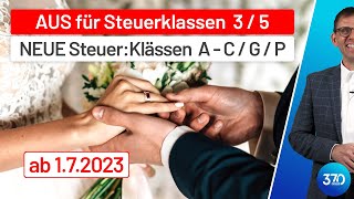 Zum 1 APRIL 🤣 AUS für die Steuerklassen 3 und 5 Änderungen für Ehegatten Ehegattensplitting [upl. by Legim]