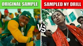 ORIGINAL SAMPLE VS SAMPLED NY DRILL SONGS PART 2 [upl. by Pyne157]