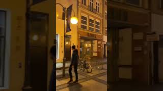 wroclaw poland europe night view youtubeshorts viralvideo millionviews honeysingh paradox [upl. by Kcirdet]