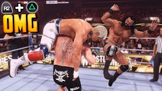 BEST DOUBLE FINISHERS COMBO in WWE 2K24 [upl. by Annerol]