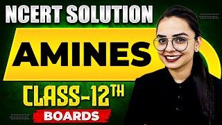 AMINES  NCERT Solutions  Chemistry Chapter 10  Class 12th Boards [upl. by Coulombe]