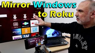 Mirror Windows PC to Roku TV in just a few easy steps  Connect Windows to a wireless display [upl. by Lubow240]