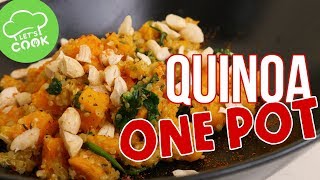 Quinoa One Pot Rezept mit Süßkartoffel  Vegan  Veggie Wednesday [upl. by Sukramal]