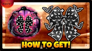 EVENT How To Get CUTESY HALLOWEEN BAT AURA WAIST BOW in THE HAUNT ROBLOX [upl. by Araccot]