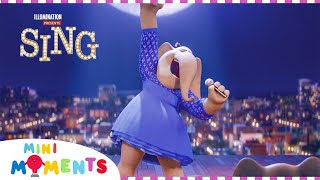 Best Meena Moments 🎤 🪩  Sing  Sing 2  Song Compilation  Movie Moments  Mini Moments [upl. by Annasor638]