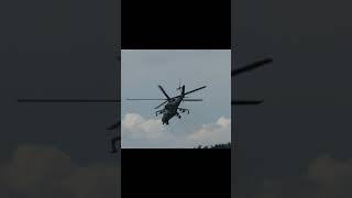 MI24 HIND Helicopter hind helicopter mi24combat attack military airforce landing mi24hind [upl. by Gnohp37]