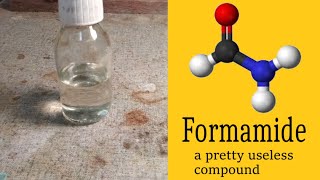 Formamide synthesis [upl. by Aihsenot920]