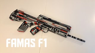 LEGO Famas F1  Semi Auto Brickshooter [upl. by Seabury]