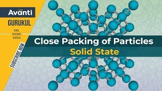 12C01  Solid State  Close Packing of Particles  Packing Efficiency [upl. by Trometer]