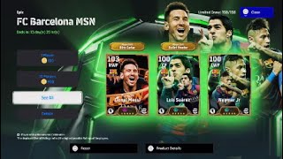 eFootball 2025  Epic FC Barcelona MSN Pack [upl. by Onra]