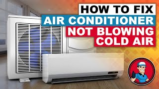 How to Fix Air Conditioner Not Blowing Cold Air  HVAC Training 101 [upl. by Leamaj]