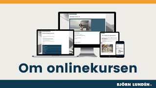 Om onlinekursen Redovisning i bostadsrättsföreningar [upl. by Nsaj]