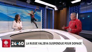 24•60  La patineuse russe Valieva suspendue pour dopage [upl. by Aicert793]