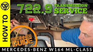 How to Service Mercedes 7229 Transmission by yourself  ML350 W164 Beginners Guide to Fluid Change [upl. by Coraline]