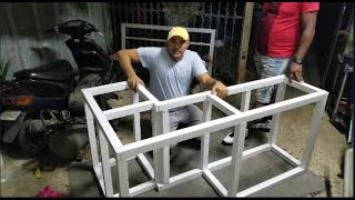 construcción e instalacion de gabinetes de cocina aluminio Parte 2 [upl. by Tiphany]