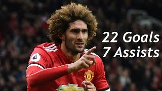 Marouane Fellaini  22 Goals and 7 Assists for Manchester United [upl. by Jedediah713]