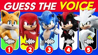 Guess The Sonic the Hedgehog 3 Characters by Voice 🎬🦔💙 Sonic the Hedgehog 3 Movie Quiz  fastQuiz [upl. by Asennav]