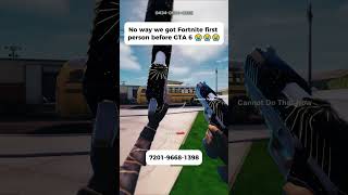 No way we got Fortnite first person before GTA 6 😭😭😭 fortnite fortnitecreative fortniteshorts [upl. by Hermy561]