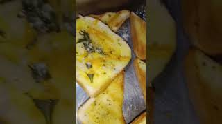 Making toasted Bread with butter mozzarella CheeseOreganogarlic powder  tasteful Homemade [upl. by Adnohsal]