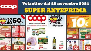 volantino COOP dal 28 novembre 2024 ✅ Prezzi pop sconti fino 50 anteprima 🔥 Offerte promozioni [upl. by Gene]