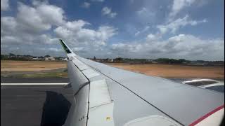 Funny reactions  Landing in Porto Seguro Brasil bahia landing machntravel [upl. by Giacinta927]