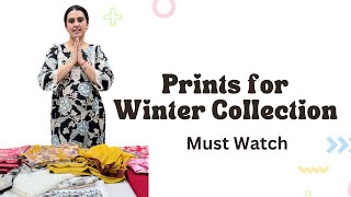 New amp stylish prints for winters  budget friendly suits for wedding season [upl. by Aikal]