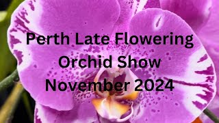 Orchid Show Perth Western Australia Late Flowering Orchid Show November 2024 [upl. by Ymmak]