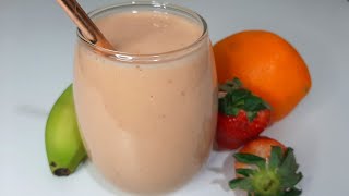 Strawberry Banana Yogurt Smoothie [upl. by Neeham]