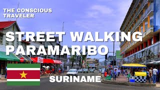 Street Walk in Paramaribo [upl. by Pembroke325]