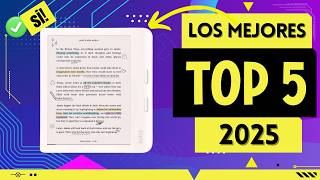 ✅ Los 5 Mejores Lectores de Libros Electrónicos para 2025 Mira esto si quieres el eReader Perfecto [upl. by Anohs]