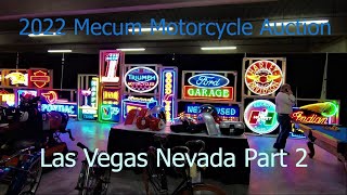 2022 Mecum Motorcycle Auction Part 2 [upl. by Clapp]