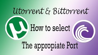 Utorrent Settings 2014 for Port and Bandwidth [upl. by Sosthina]