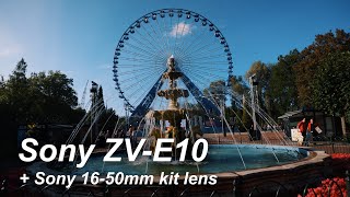 Sony ZV E10 ft 1650mm Kit Lens Cinematic Video Test 4K [upl. by Annirok]