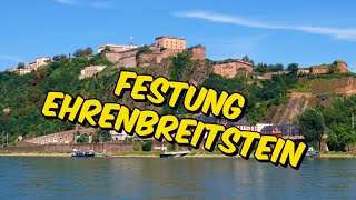 Die Festung Ehrenbreitstein in Koblenz koblenzhistory koblenz festung geschichte [upl. by Ailemaj]