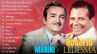 Roberto Ledesma y Leo Marini Boleros De Oro  Roberto Ledesma y Leo Marini Exitos Boleros De Antano [upl. by Nalro]